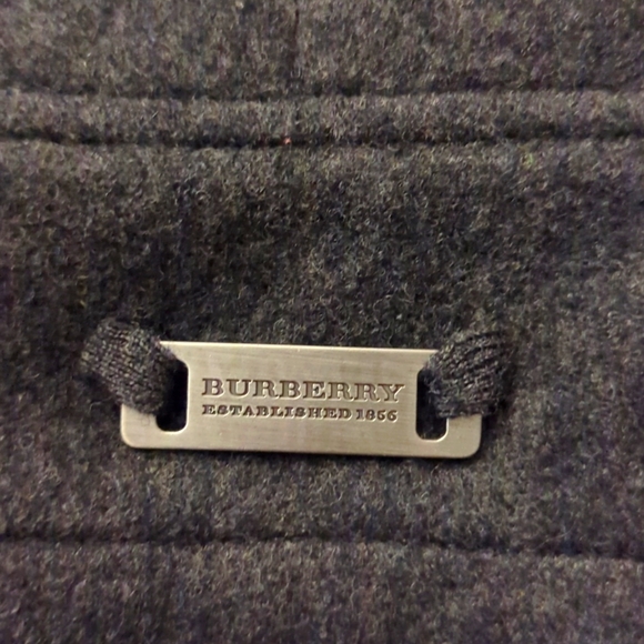 Burberry Brit wool charcoal motorcycle jacket in a XL - Picture 11 of 11